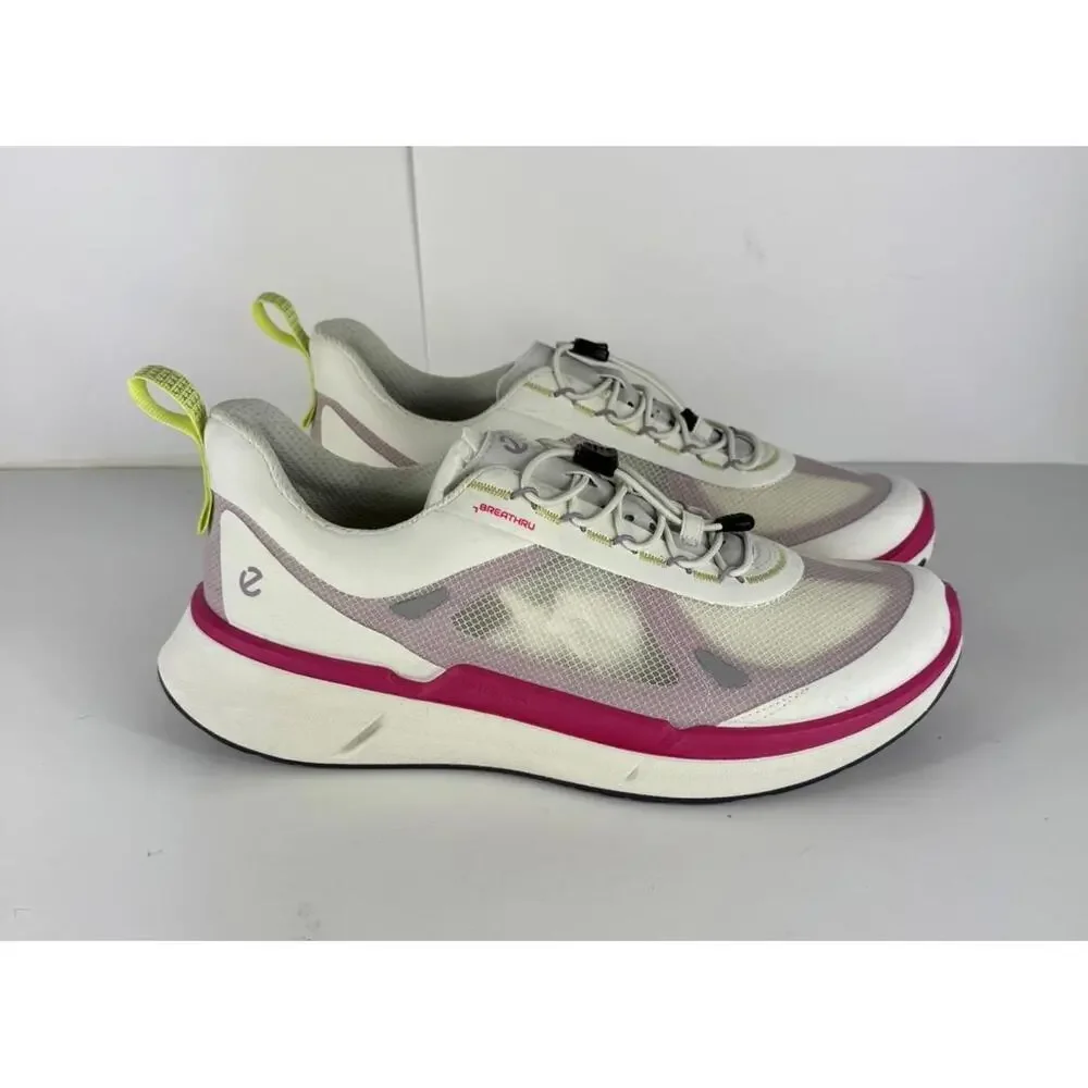 ECCO Biom 2.2 White Lavender Womens Athletic Fuidform Sneaker EU 42 US 11/11.5